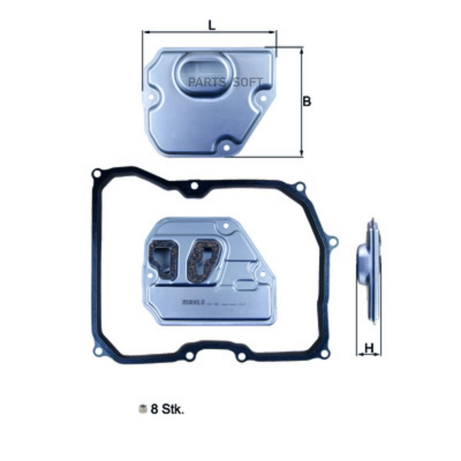 

Фильтр АКПП MAHLE HX169KIT, HX169KIT