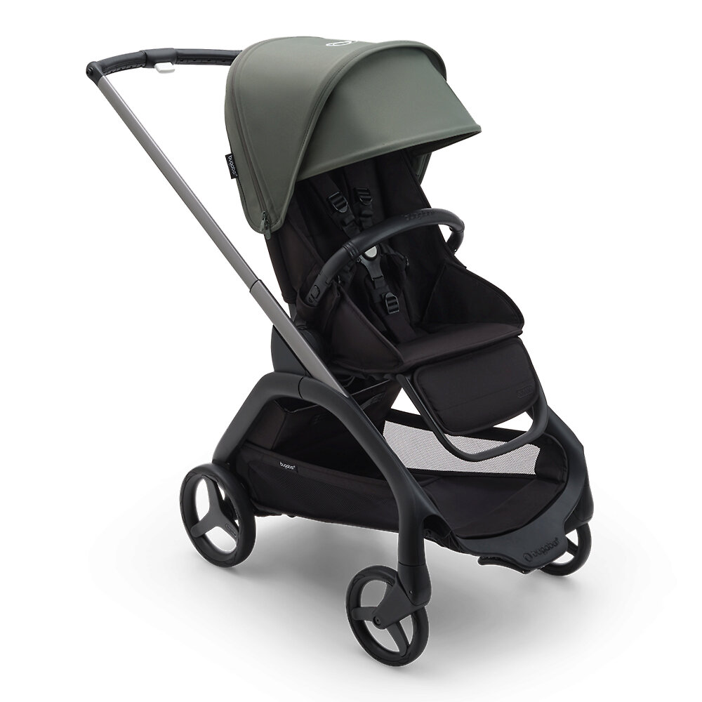 Прогулочная коляска Bugaboo Dragonfly Graphite, цвет Black-Forest Green