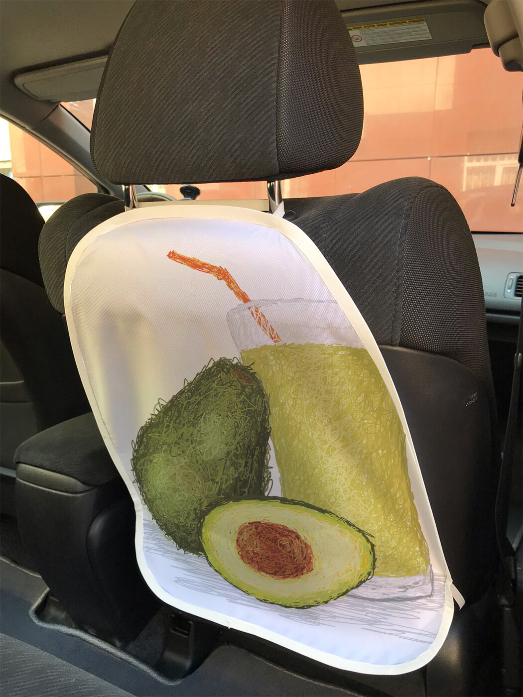 

Накидка на спинку сиденья JoyArty Сок авокадо, 45х62, Сок авокадо