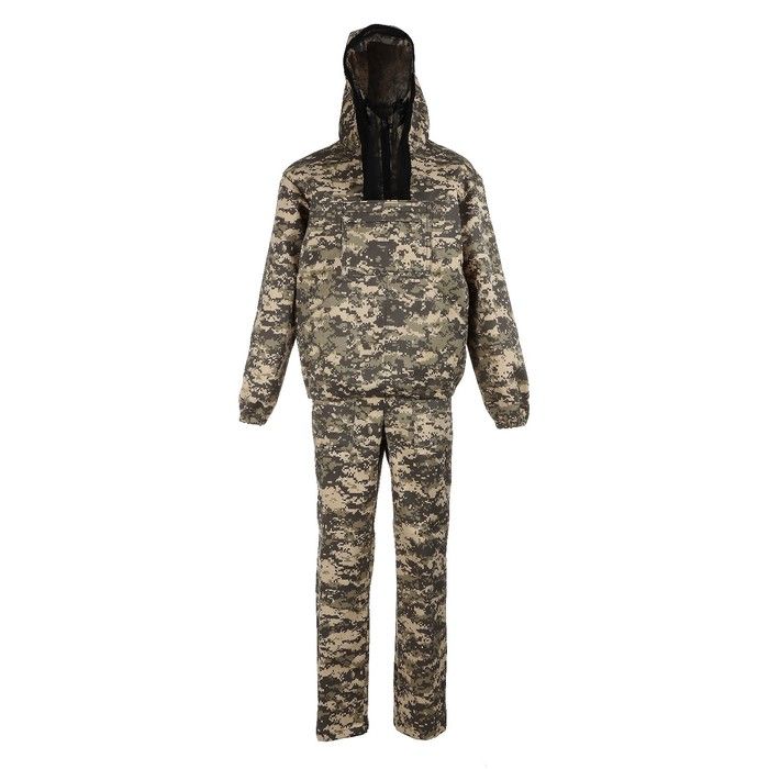 

Костюм Натуралист(энцефалитный), р. 56-58/170-176, цвет зеленая цифра, Зеленый;бежевый;коричневый, Натуралист