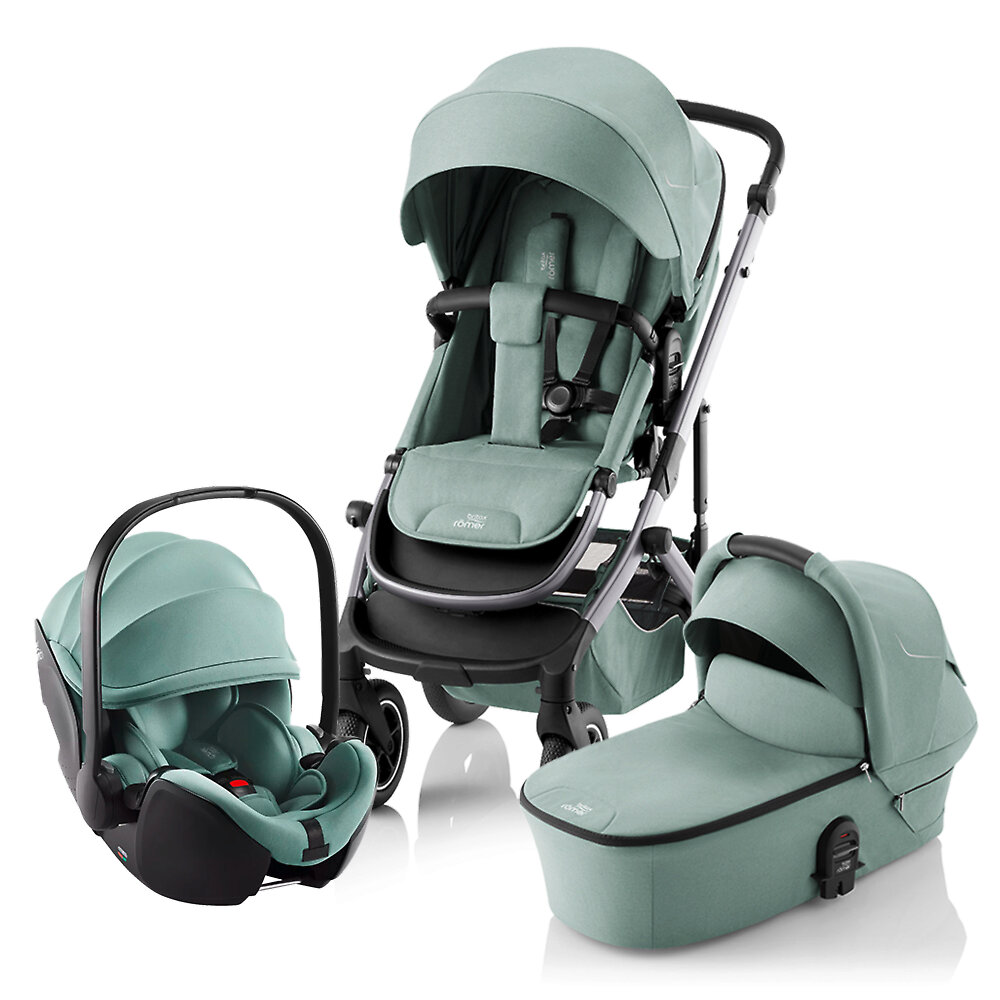 Коляска 3в1 Britax Romer Smile 5Z, цвет Jade Green-Baby Safe PRO