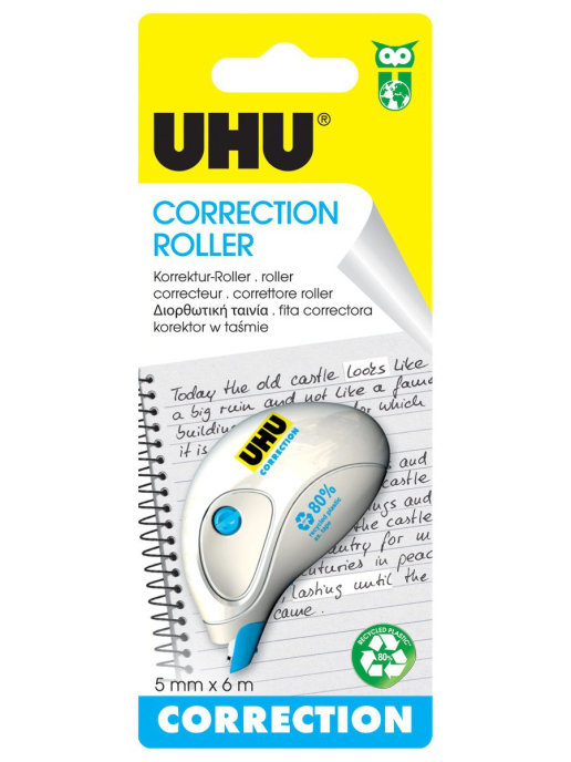 Корректирующий роллер-мышь UHU Correction 5мм6м 381₽