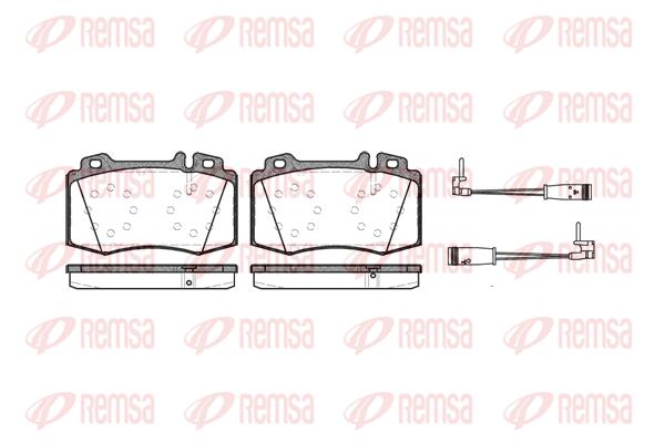 

769 02 Колодки Дисковые П Mb W220/W211 02> Remsa арт. 76902