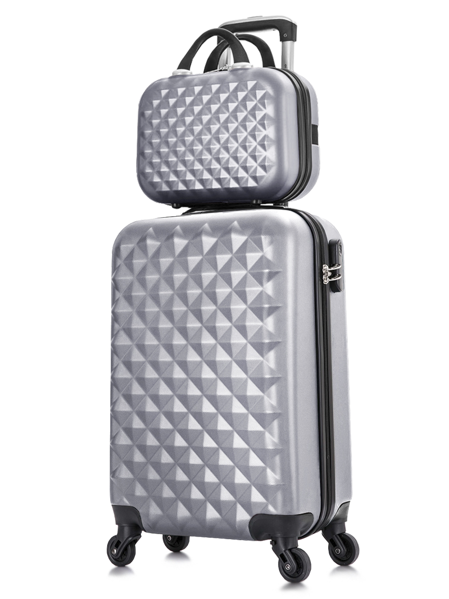 Комплект чемоданов унисекс L'Case Phatthaya серый, XS/S
