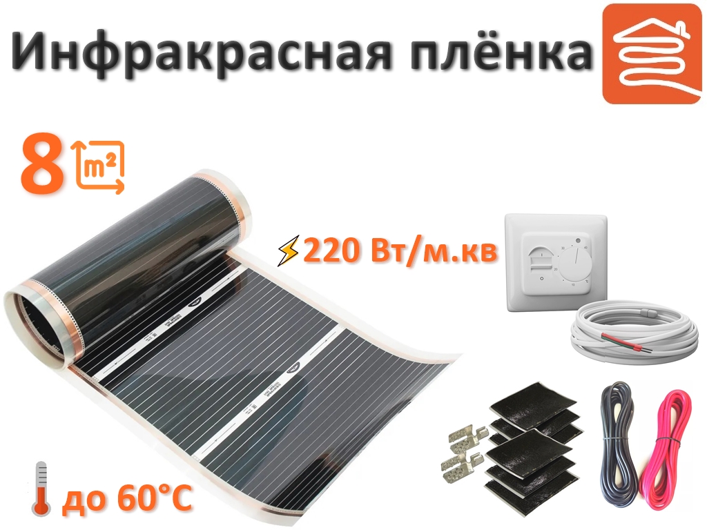 фото Инфракрасная плёнка leeil hm50, комплект 8 м2