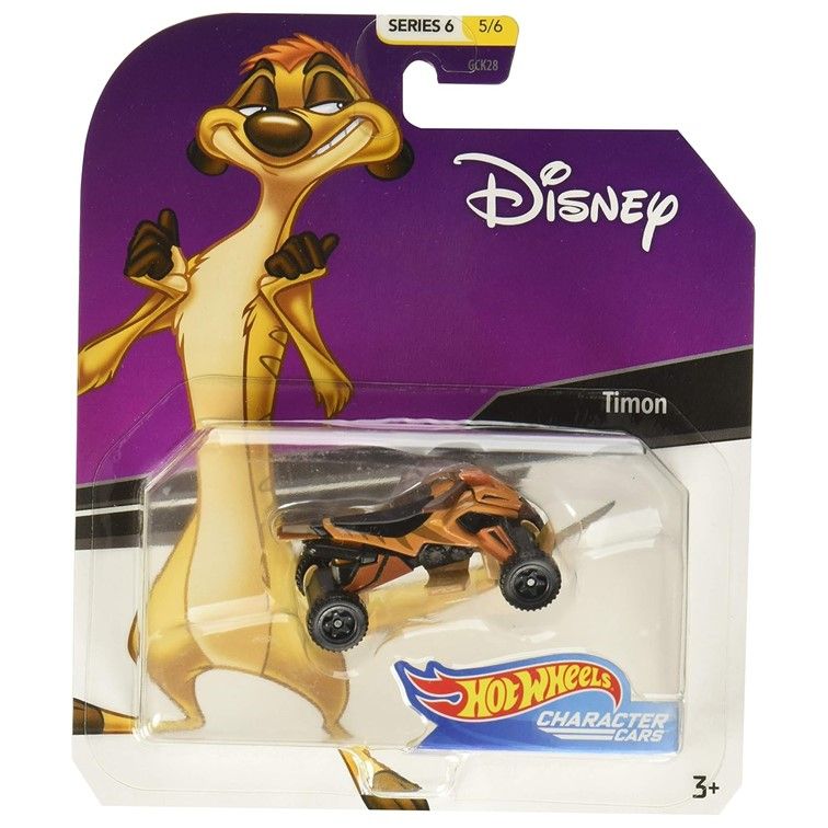 

Машинка металлическая Hot Wheels GGX73 тематическая Disney коллекционная Timon, Коричневый, HW-metall-all