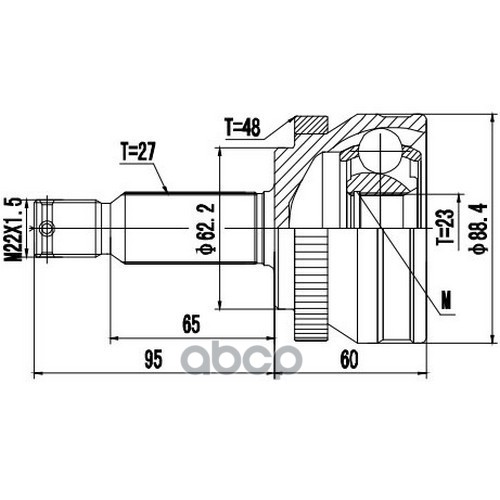 

ZIKMAR Z87324R ШРУС наружный