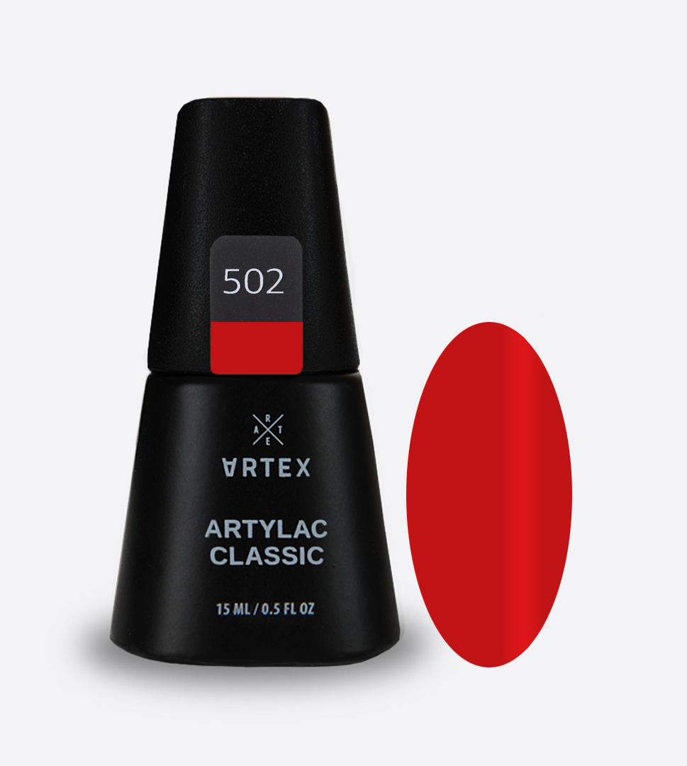 

Гель-лак Artex Artylac Classic №502 15 мл, Красный