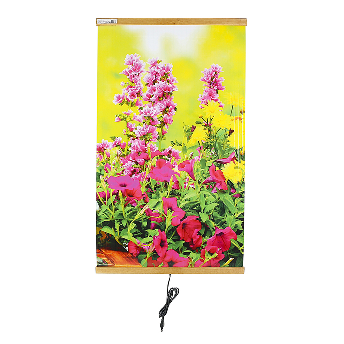 фото Обогреватель домашний очаг цветы, инфракрасный, 500 вт, 15 м2