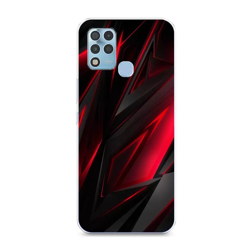 

Чехол Awog "Игровой фон" для Infinix Hot 11 G37, Красный;черный, 3102150-3