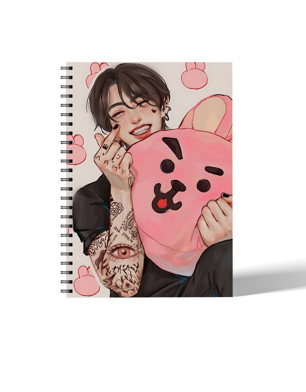 

Блокнот Art&Craft BTS Чонгук в точку 50 листов А5, BTS / Чонгук