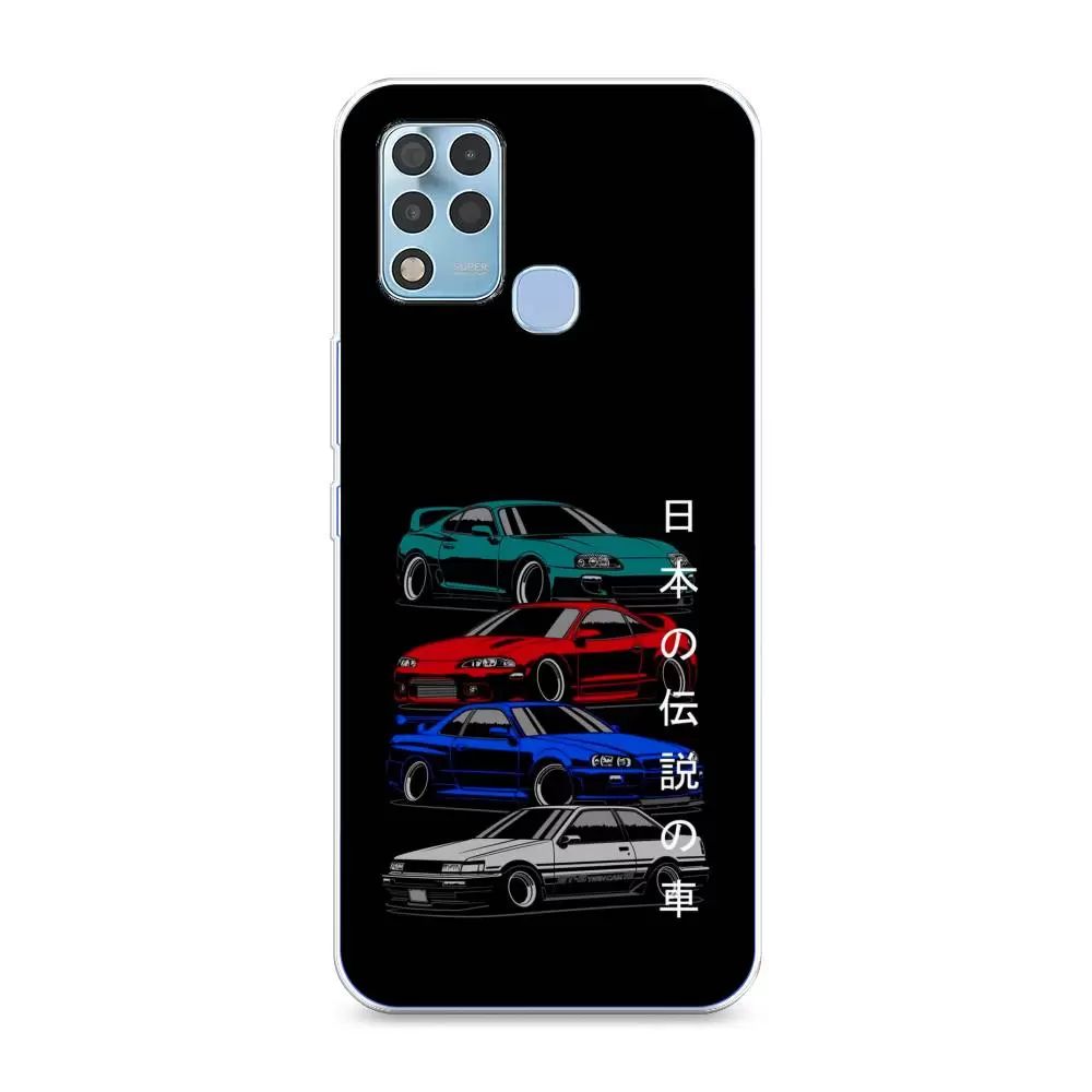 

Чехол Awog на Infinix Hot 11 G37 "JDM Legend cars", Разноцветный, 3102150-5