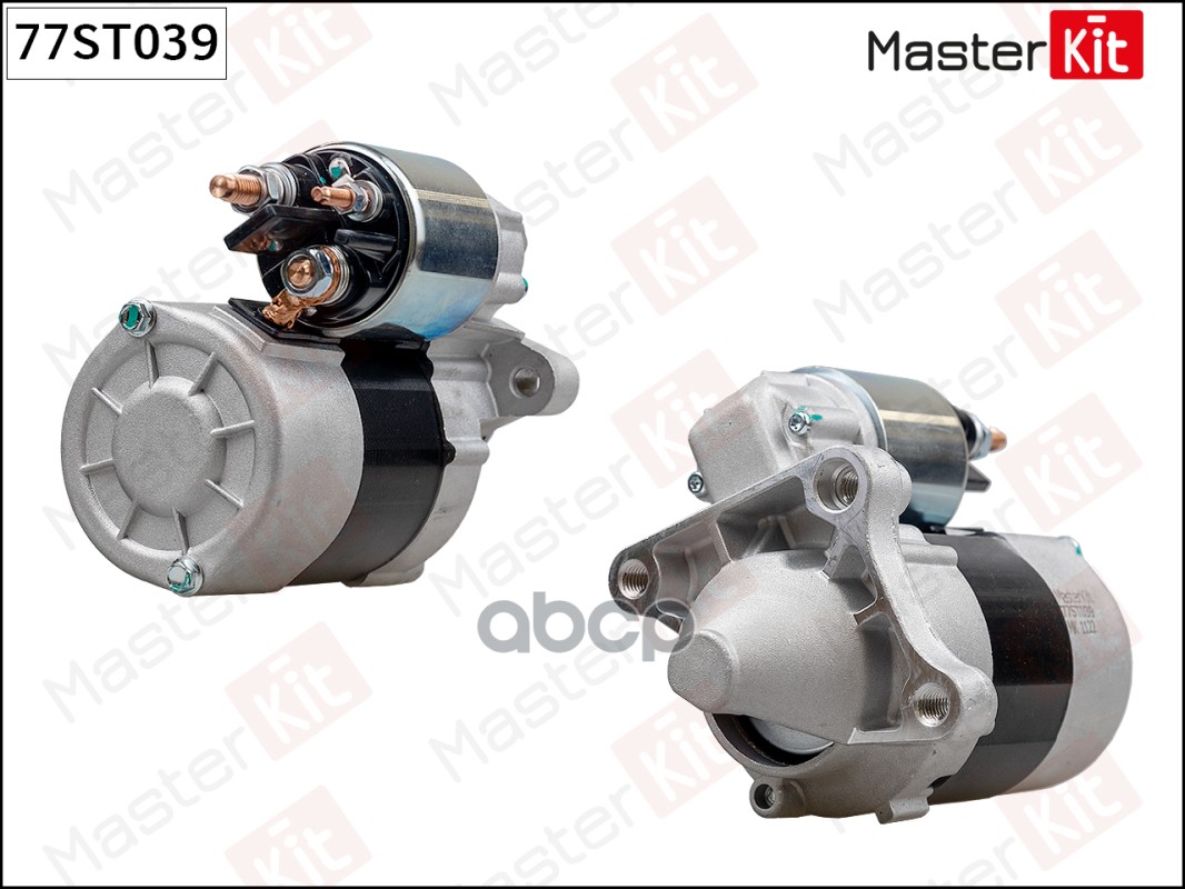 

Стартер 12V 0,85 Кw MASTERKIT 77st039