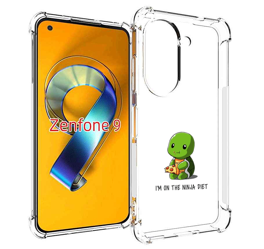 Чехол MyPads Ниндзя-диета для Asus Zenfone 9 (AI2202)