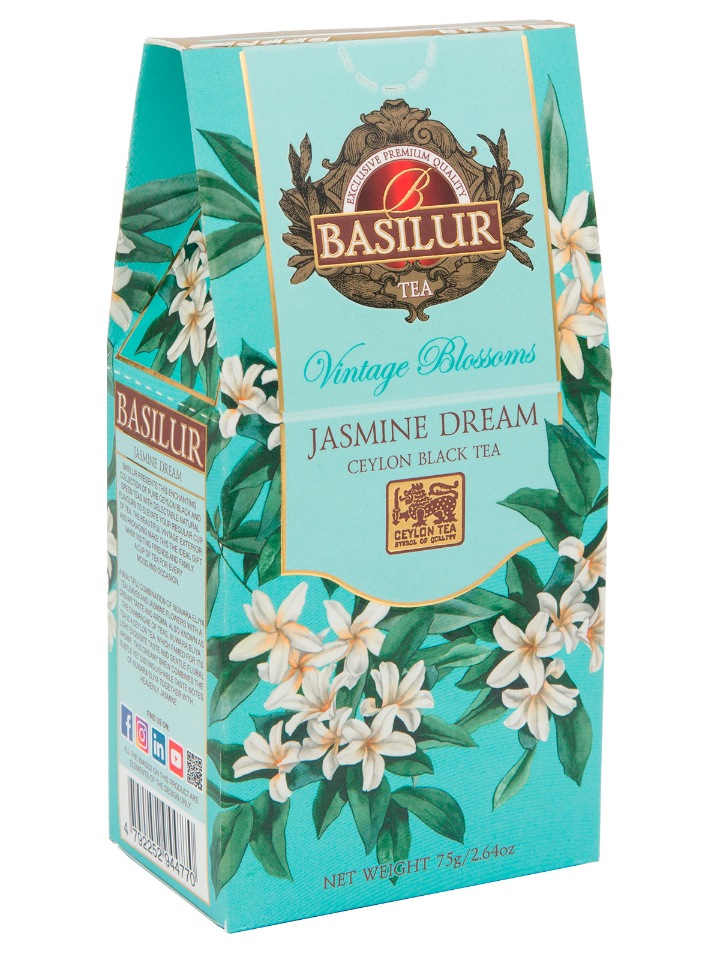 

Чай черный Basilur Винтажные цветы ЖАСМИНОВАЯ МЕЧТА 75г