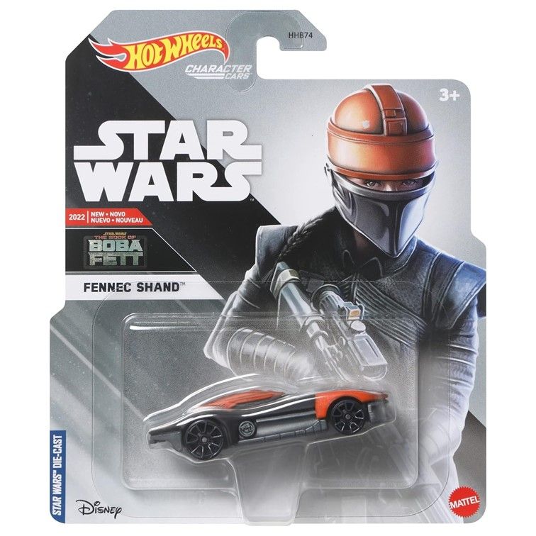

Машинка металлическая Hot Wheels HDL56 тематическая STAR WARS коллекционная Fennec Shand, Оранжевый;черный, HW-metall-all
