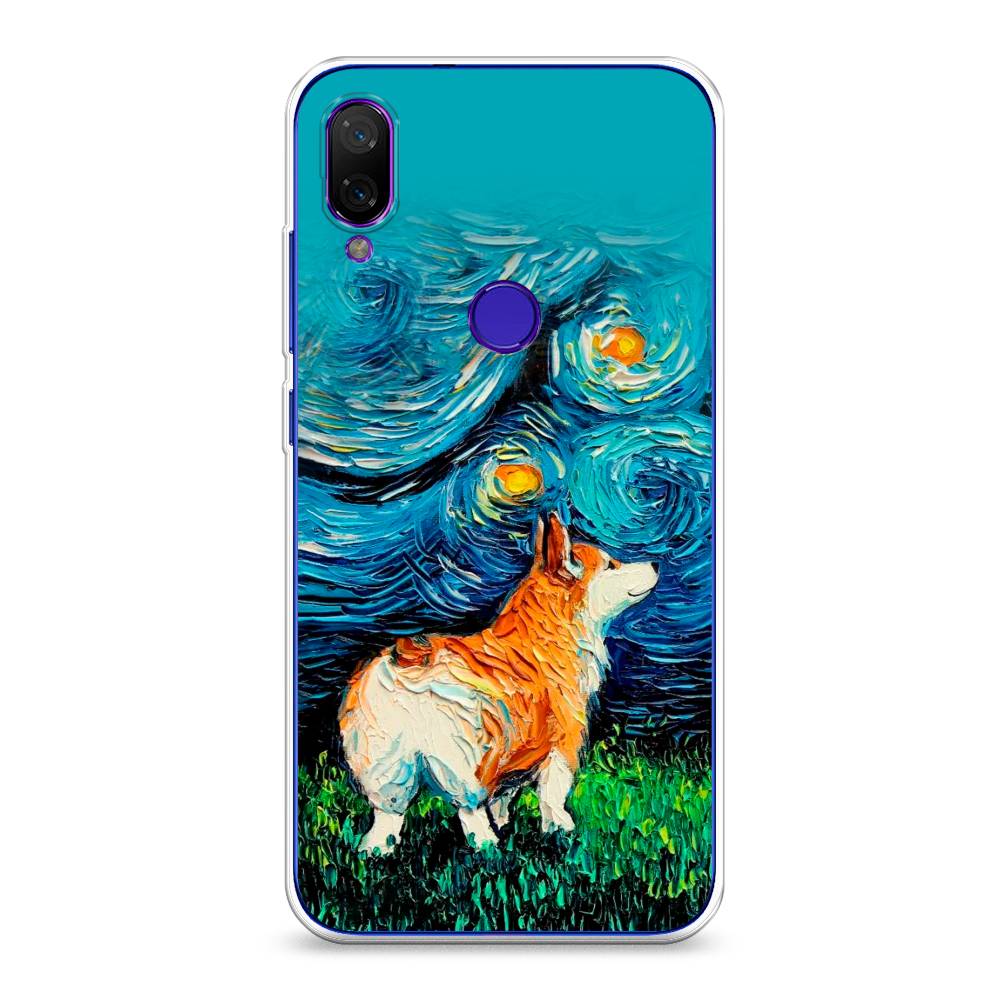 

Чехол на Xiaomi Mi Play "Корги звёздная ночь", Коричневый;белый;зеленый, 35350-1