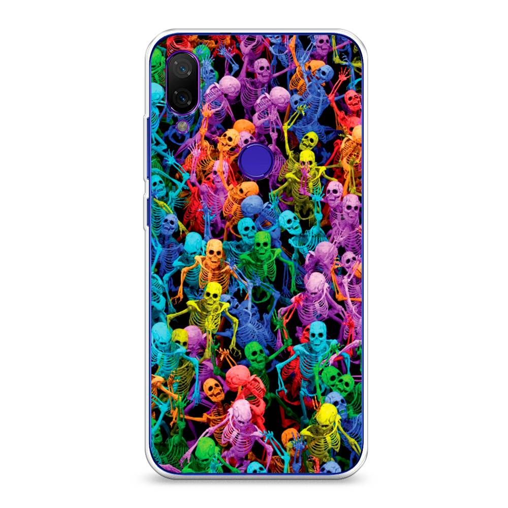 

Чехол на Xiaomi Mi Play "Вечеринка скелетов", Фиолетовый;желтый;оранжевый, 35350-6