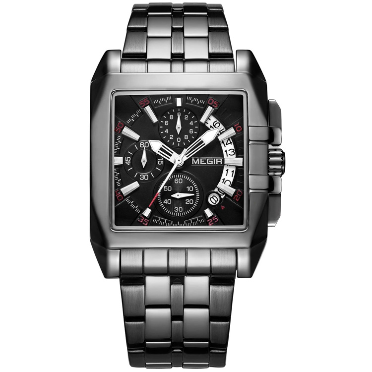 Наручные часы мужские Megir MS2018G черные