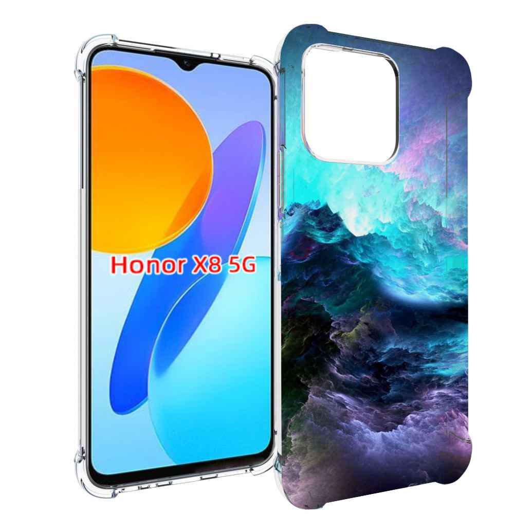 

Чехол MyPads Волна для Honor X8 5G, Прозрачный, Tocco