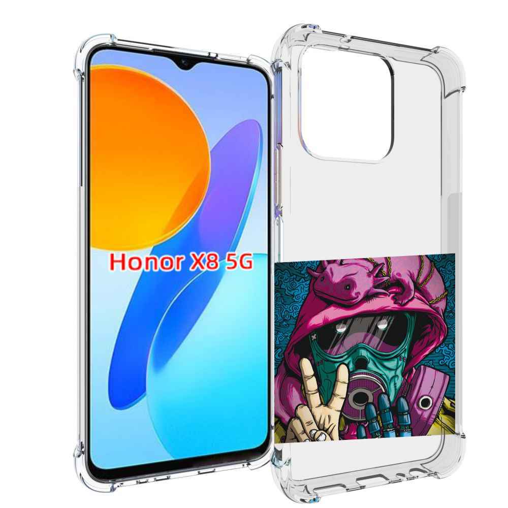 

Чехол MyPads Всем-мир для Honor X8 5G, Прозрачный, Tocco
