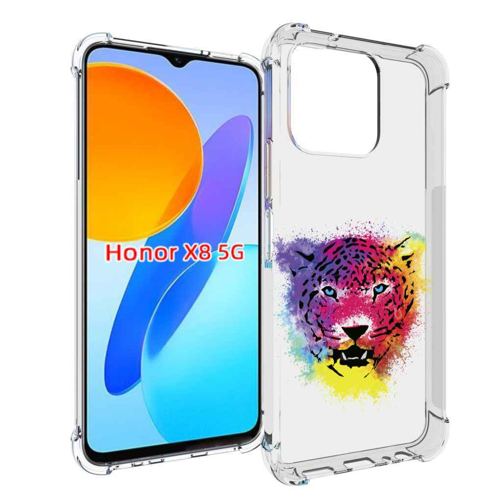 

Чехол MyPads Гепард для Honor X8 5G, Прозрачный, Tocco