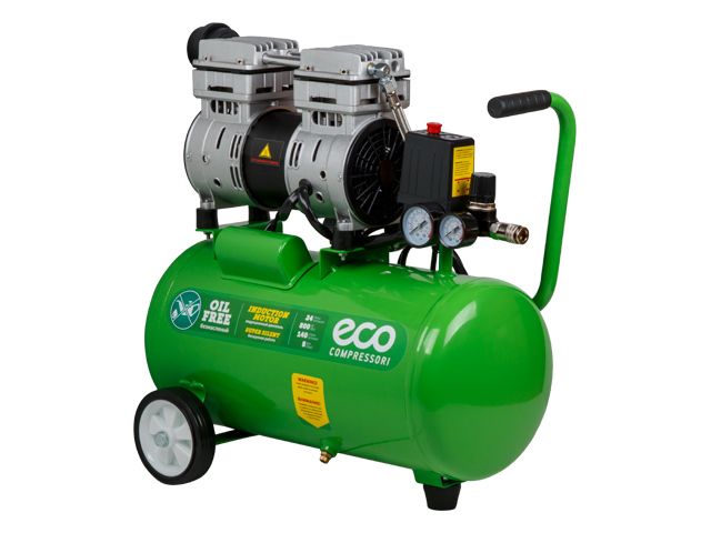 Компрессор поршневой безмасляный ECO AE-25-OF-1