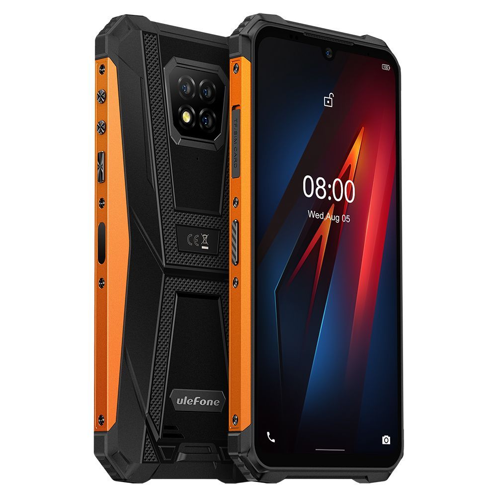 Смартфон Ulefone Armor 8 4/64GB черный, оранжевый