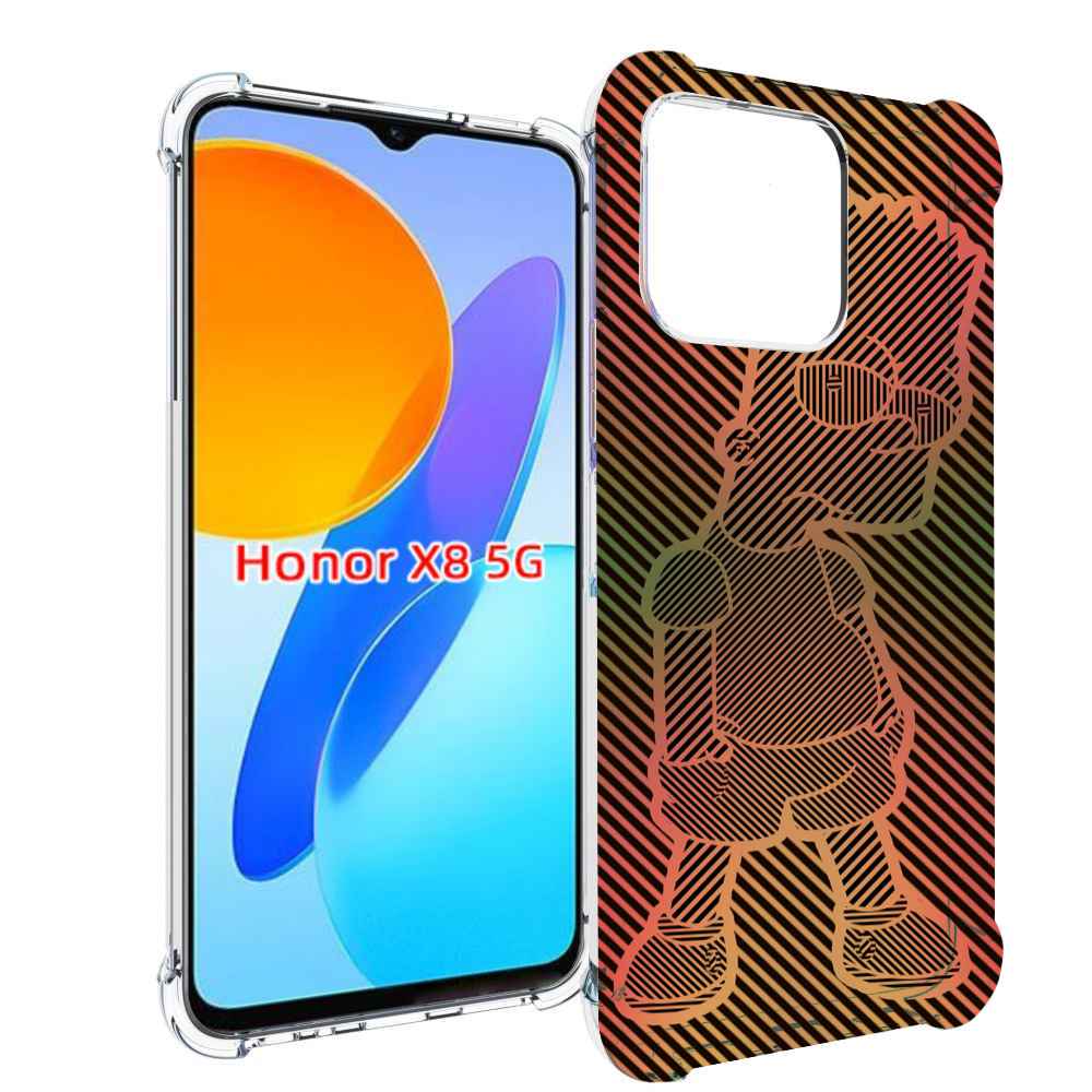 

Чехол MyPads Графический-Барт-Симпсон для Honor X8 5G, Прозрачный, Tocco