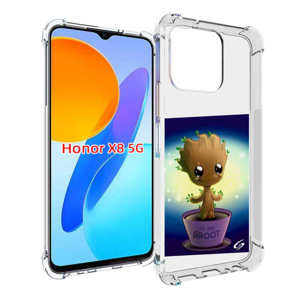 

Чехол MyPads Грут для Honor X8 5G, Прозрачный, Tocco