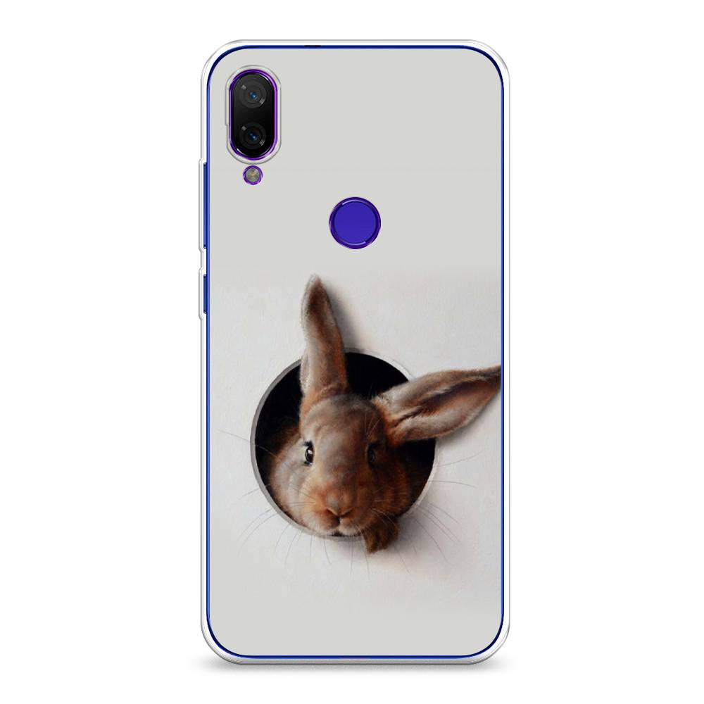 

Чехол на Xiaomi Mi Play "Любопытный кролик", Серый;коричневый, 35350-1