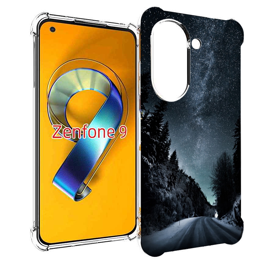 Чехол MyPads Ночной-лес для Asus Zenfone 9 (AI2202)