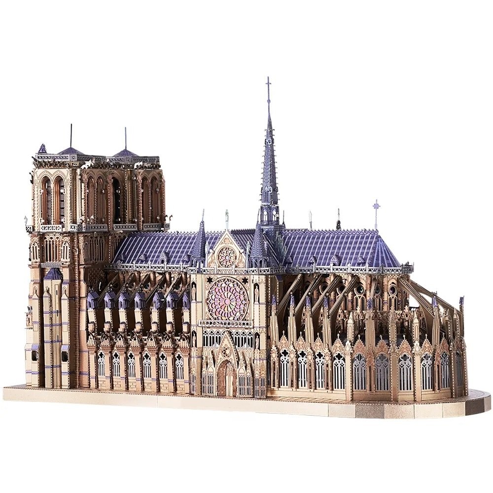 

3D пазл металлический Luxury Gift Нотр-Дам-де-Пари, сборная модель, 382 шт