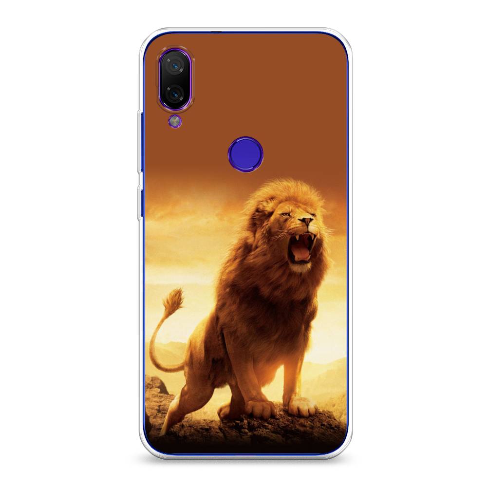 

Чехол на Xiaomi Mi Play "Львиный рык", Коричневый;желтый;оранжевый, 35350-1