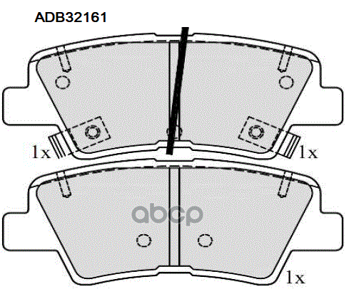 

Колодки торм. HYUNDAI KIA Ceed 1.4 CVVT, 1.6 CVVT 05/12- OPTIMA 2.0, 2.0 CVVL 03/12-