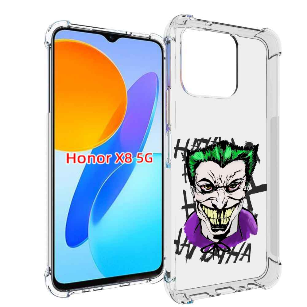 

Чехол MyPads Джокер-крейзи для Honor X8 5G, Прозрачный, Tocco
