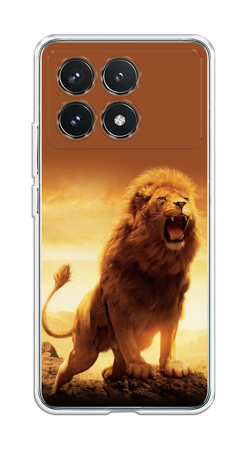 

Чехол на Xiaomi Redmi K70 5G "Львиный рык", Коричневый;желтый;оранжевый, 320850-1