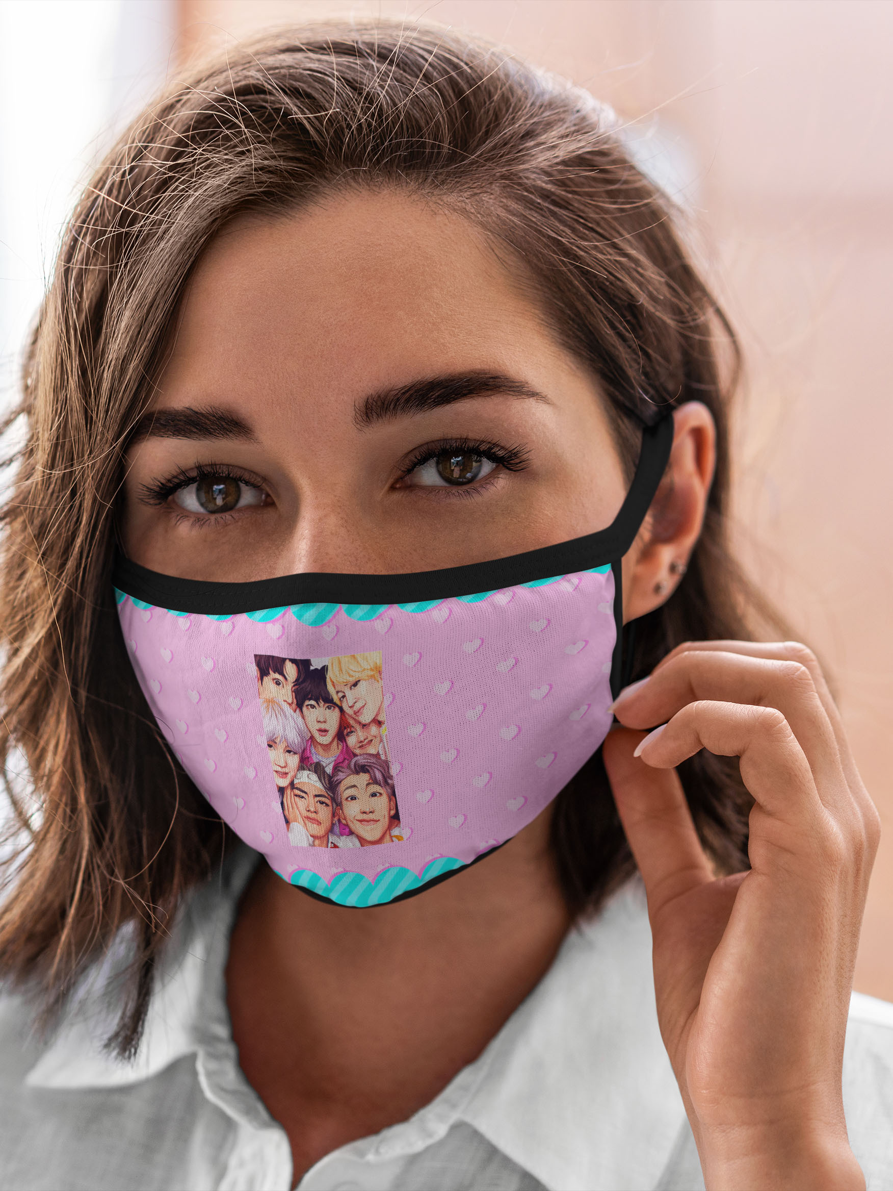 

Многоразовая маска унисекс Burnettie Bts Совместный Портрет Арт, Разноцветный, Bts Совместный Портрет Арт