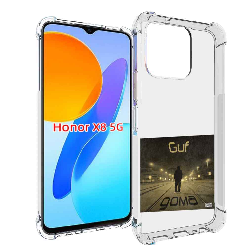 

Чехол MyPads Дома Guf для Honor X8 5G, Прозрачный, Tocco