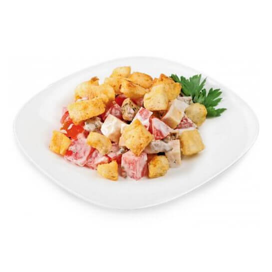 

Салат Баварский с курицей томатами и сыром 200 г