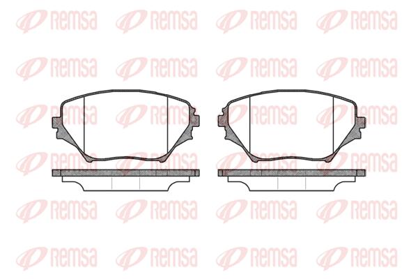 

Колодки Дисковые П Toyota Rav4 1.8/2.0 Wti/2.0d4-D 00> Remsa 813 00 =224555=D2202-01