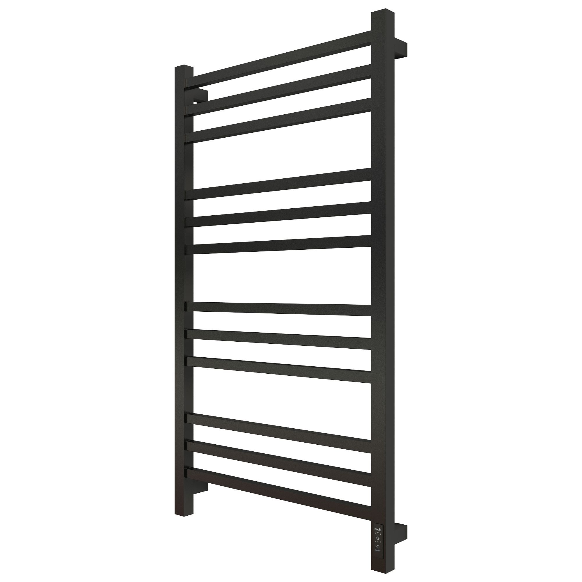 

Полотенцесушитель электрический Grois Alex GR104 П12 50x100 9005 U черный матовый