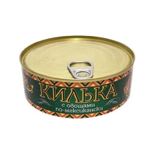 

Килька Laatsa с овощами по-мексикански в томатном соусе 240 г
