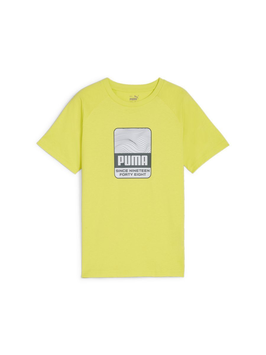 Футболка Puma Active Sports Graphic Tee B, желтый, 128