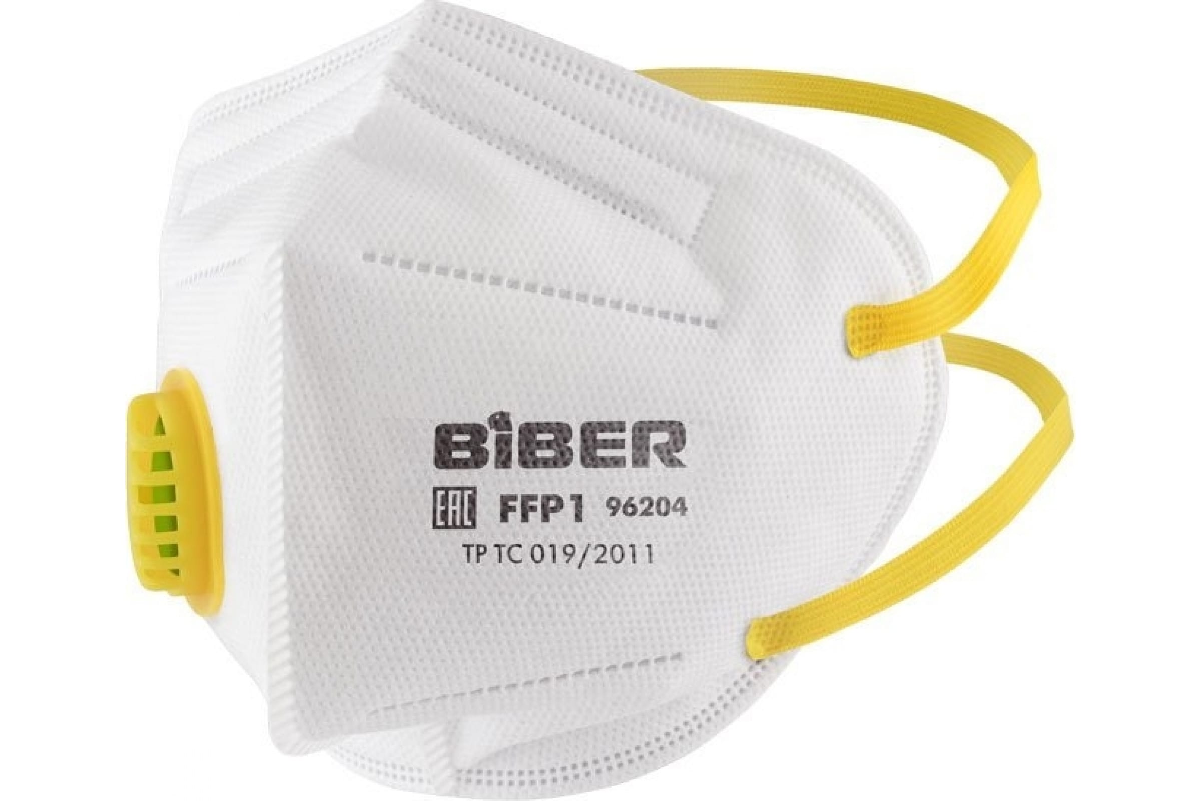 Biber БИБЕР 96204 Полумаска фильтрующая с воздушным клапаном FFP1 тов-205897
