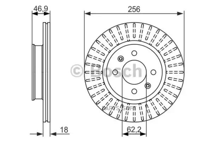 

0 986 479 577 диск тормозной передний Hyundai i20 1.2-1.6i/CRDi 08>