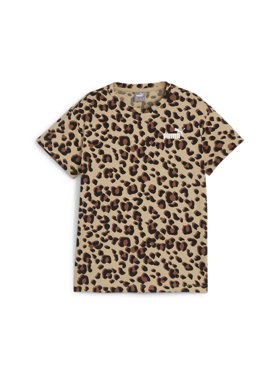 

Футболка Puma Ess+Animal Aop Tee G, леопардовый, 176, Коричневый, 67941383