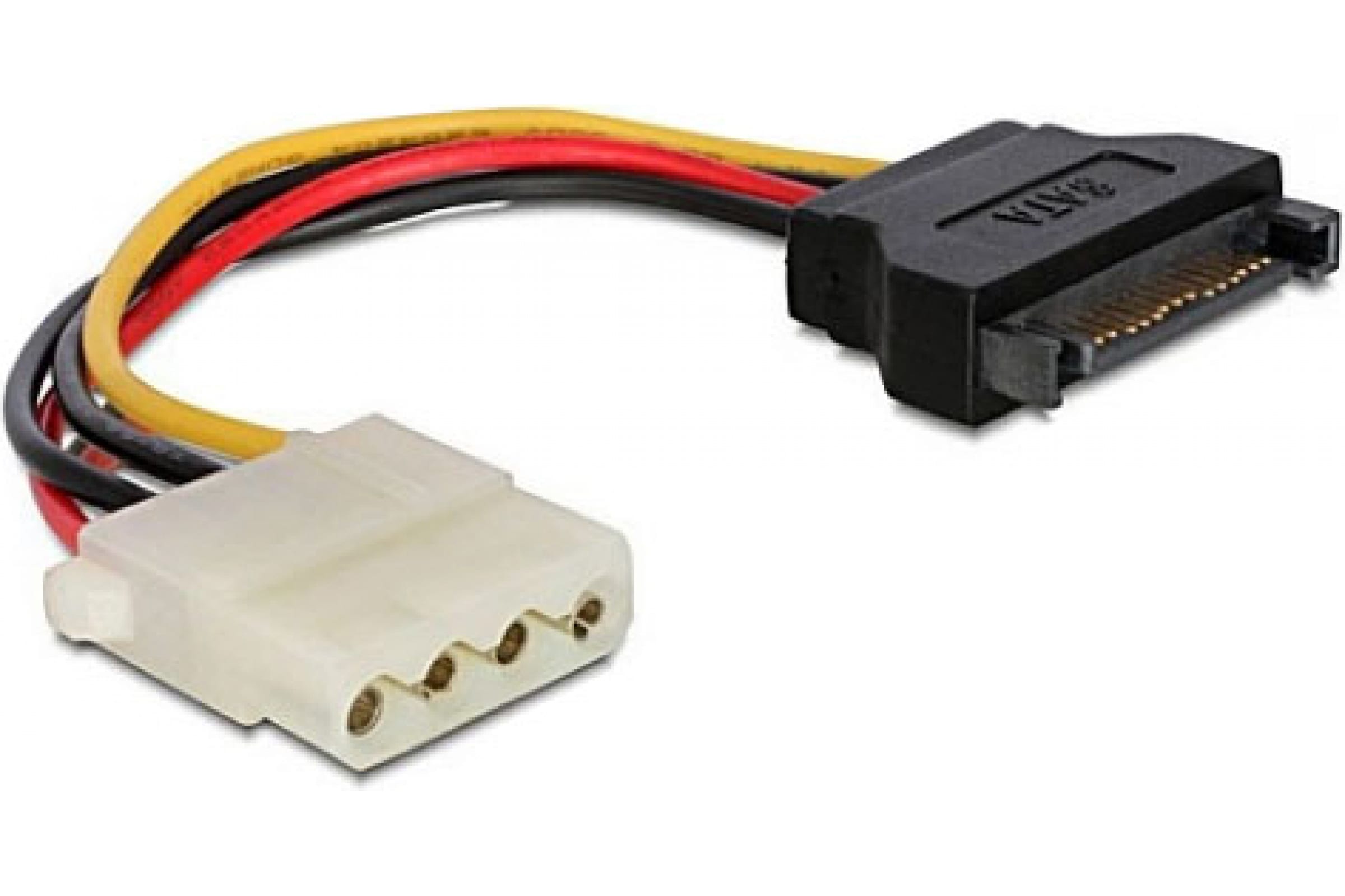 Cablexpert sata. VCOM переходник питание Molex - SATA 4pin 20 cm. Кабель Cablexpert Combo SATA, Molex+SATA/SATA, 6pin+7pin. Разъём Molex 4 Pin.