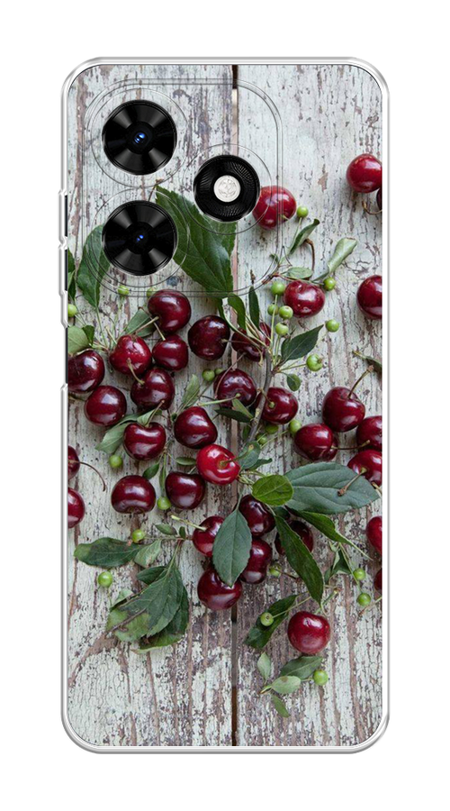 

Чехол на Tecno Spark Go 2024/Spark 20C "Вишня", Бордовый;зеленый;серый, 304950-1