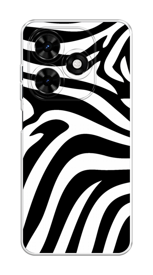 

Чехол на Tecno Spark Go 2024/Spark 20C "Полоски зебры", Черный;белый;бежевый, 304950-1